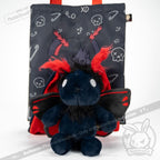 Plushie Dreadfuls -Emo Moth Rabbit - Plush Stuffed Animal Plush