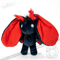 Load image into Gallery viewer, Plushie Dreadfuls -Emo Moth Rabbit - Plush Stuffed Animal Plush
