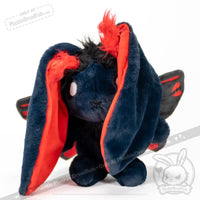 Load image into Gallery viewer, Plushie Dreadfuls -Emo Moth Rabbit - Plush Stuffed Animal Plush
