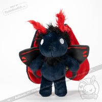 Load image into Gallery viewer, Plushie Dreadfuls -Emo Moth Rabbit - Plush Stuffed Animal Plush
