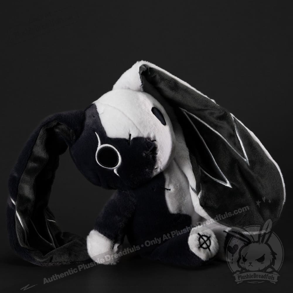 Black and white stuffed bunny online