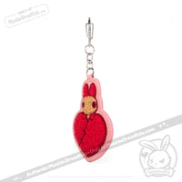 Load image into Gallery viewer, Plushie Dreadfuls - Emotional Support Shrimp Keychain Keychain
