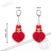 Load image into Gallery viewer, Plushie Dreadfuls - Emotional Support Shrimp Keychain Keychain
