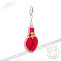 Load image into Gallery viewer, Plushie Dreadfuls - Emotional Support Shrimp Keychain Keychain

