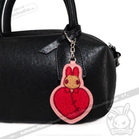 Load image into Gallery viewer, Plushie Dreadfuls - Emotional Support Shrimp Keychain Keychain
