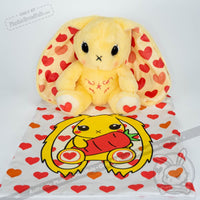 Load image into Gallery viewer, Plushie Dreadfuls - Endometriosis Rabbit - Plush Stuffed Animal - Mysterious
