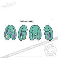 Load image into Gallery viewer, Plushie Dreadfuls - Epilepsy Rabbit - Mysterious
