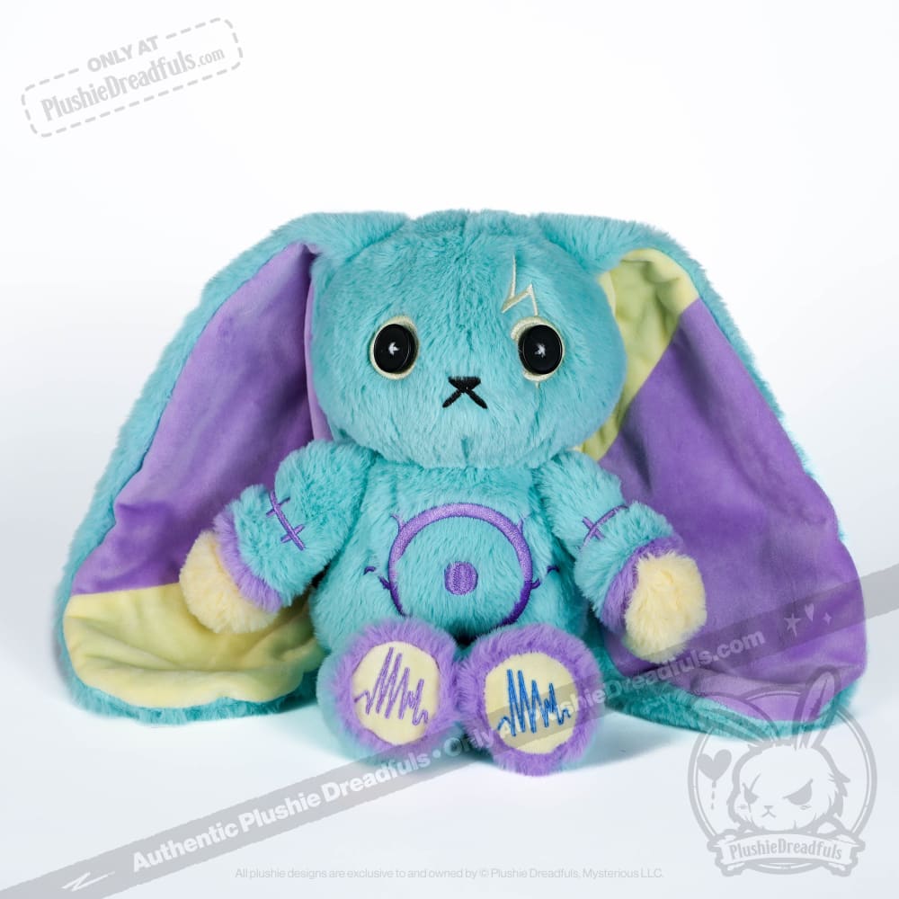Plushie Dreadfuls - Epilepsy Rabbit - Plush Stuffed Animal - Mysterious