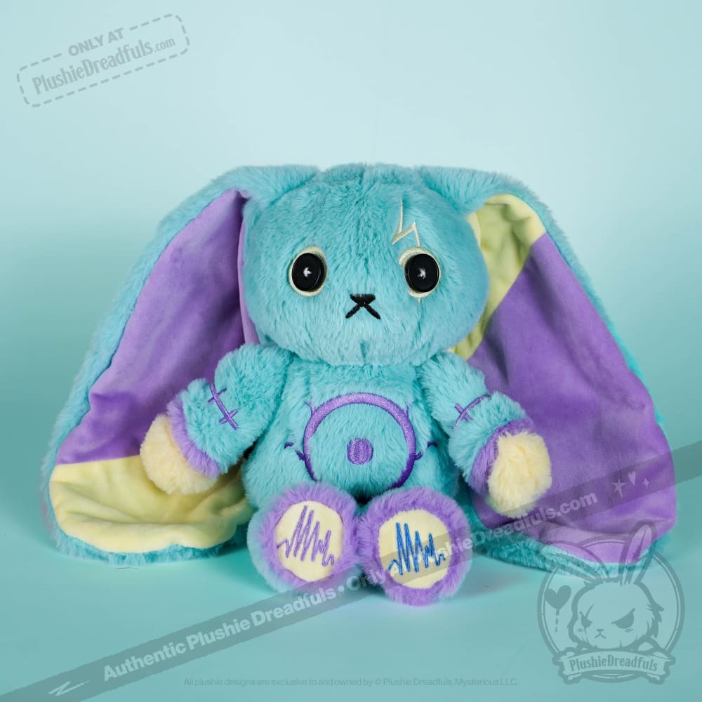 Plushie Dreadfuls - Epilepsy Rabbit - Plush Stuffed Animal - Mysterious