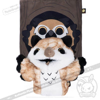 Load image into Gallery viewer, Plushie Dreadfuls - Existential Horror Owl Plush Stuffed Animal Toy
