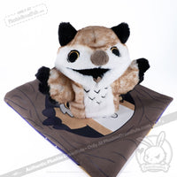 Load image into Gallery viewer, Plushie Dreadfuls - Existential Horror Owl Plush Stuffed Animal Toy
