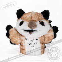 Load image into Gallery viewer, Plushie Dreadfuls - Existential Horror Owl Plush Stuffed Animal Toy
