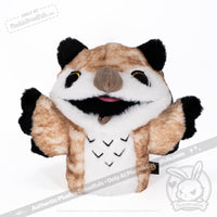 Load image into Gallery viewer, Plushie Dreadfuls - Existential Horror Owl Plush Stuffed Animal Toy
