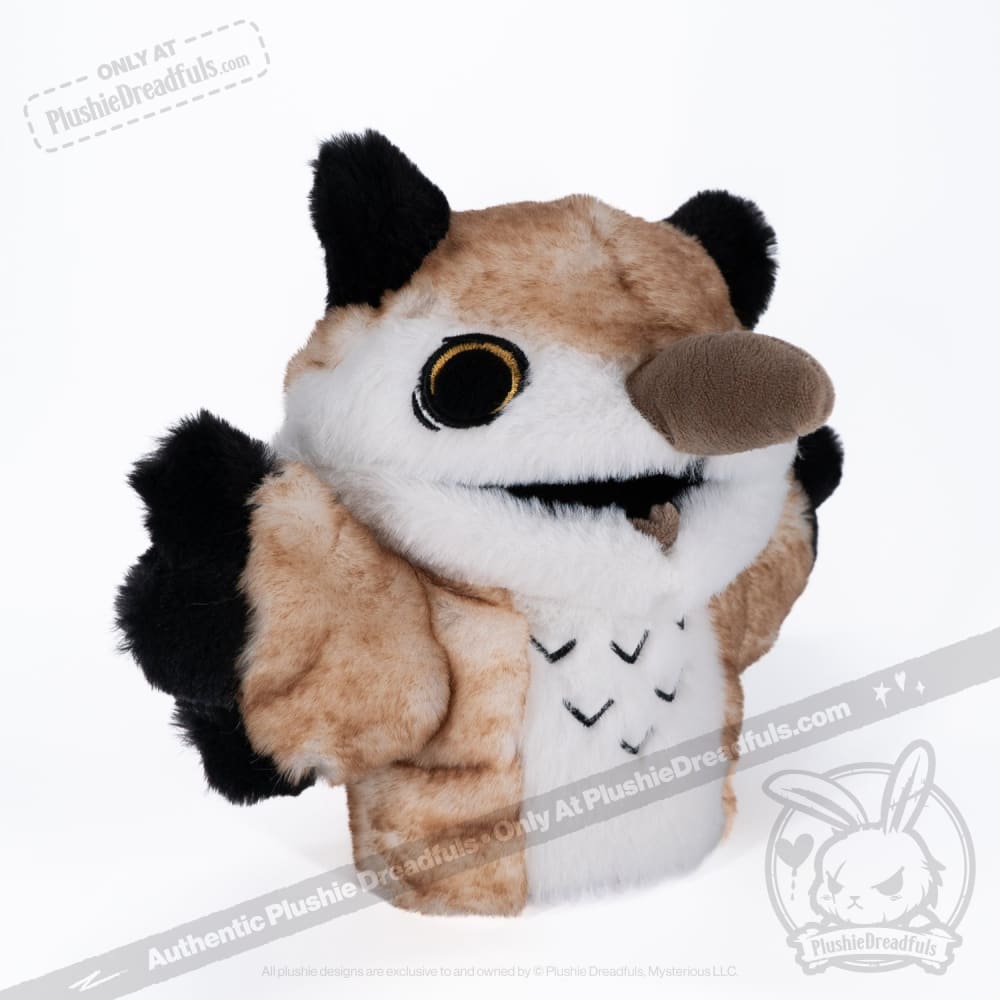 Plushie Dreadfuls - Existential Horror Owl Plush Stuffed Animal Toy