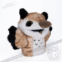 Load image into Gallery viewer, Plushie Dreadfuls - Existential Horror Owl Plush Stuffed Animal Toy
