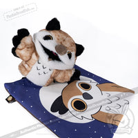 Load image into Gallery viewer, Plushie Dreadfuls - Existential Horror Owl Plush Stuffed Animal Toy
