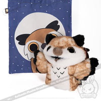 Load image into Gallery viewer, Plushie Dreadfuls - Existential Horror Owl Plush Stuffed Animal Toy
