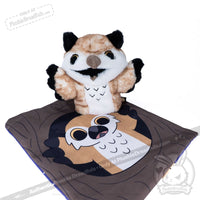 Load image into Gallery viewer, Plushie Dreadfuls - Existential Horror Owl Plush Stuffed Animal Toy
