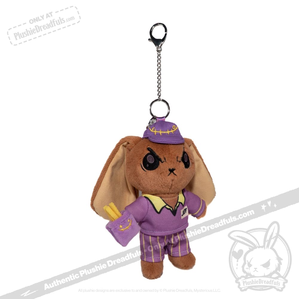 Plushie Dreadfuls -Fast Food Worker Plush Keychain Accessory Keychain