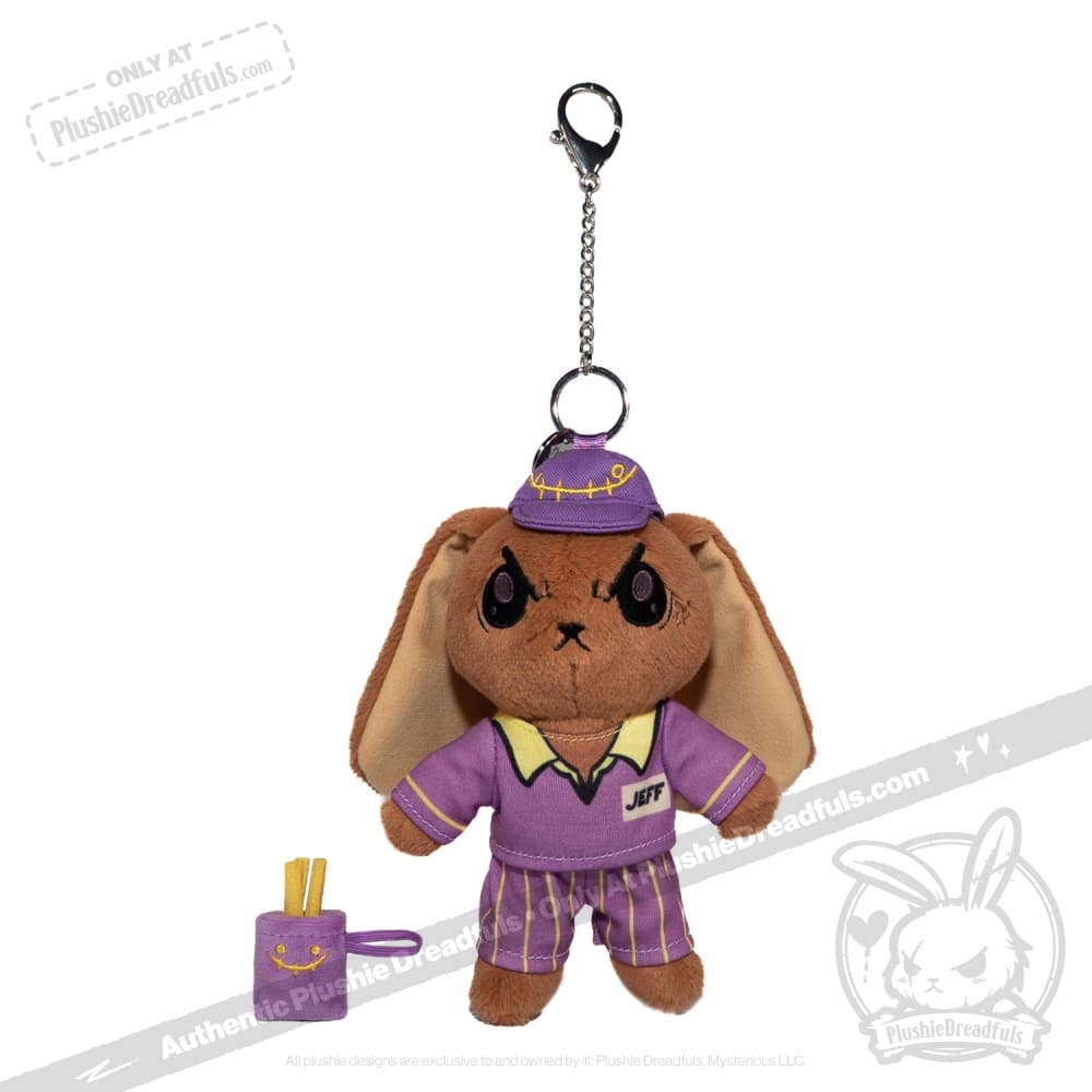 Plushie Dreadfuls -Fast Food Worker Plush Keychain Accessory Keychain