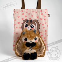 Load image into Gallery viewer, Plushie Dreadfuls - Fawn Response Rabbit Plush Stuffed Animal
