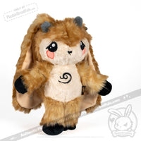 Load image into Gallery viewer, Plushie Dreadfuls - Fawn Response Rabbit Plush Stuffed Animal
