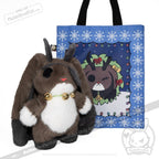 Plushie Dreadfuls - Frostbite The Reindeer Rabbit - Plush Stuffed Animal toy