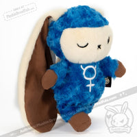 Load image into Gallery viewer, Plushie Dreadfuls - Functional Neurological Disorder Rabbit Plush Stuffed Animal Toy
