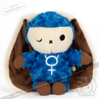 Plushie Dreadfuls - Functional Neurological Disorder Rabbit Plush Stuffed Animal Toy