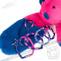 Load image into Gallery viewer, Plushie Dreadfuls - Gemini Rabbit Stacking Friendship Bracelet
