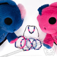 Load image into Gallery viewer, Plushie Dreadfuls - Gemini Rabbit Stacking Friendship Bracelet
