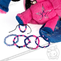 Load image into Gallery viewer, Plushie Dreadfuls - Gemini Rabbit Stacking Friendship Bracelet
