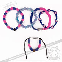 Load image into Gallery viewer, Plushie Dreadfuls - Gemini Rabbit Stacking Friendship Bracelet
