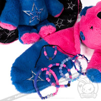Load image into Gallery viewer, Plushie Dreadfuls - Gemini Rabbit Stacking Friendship Bracelet
