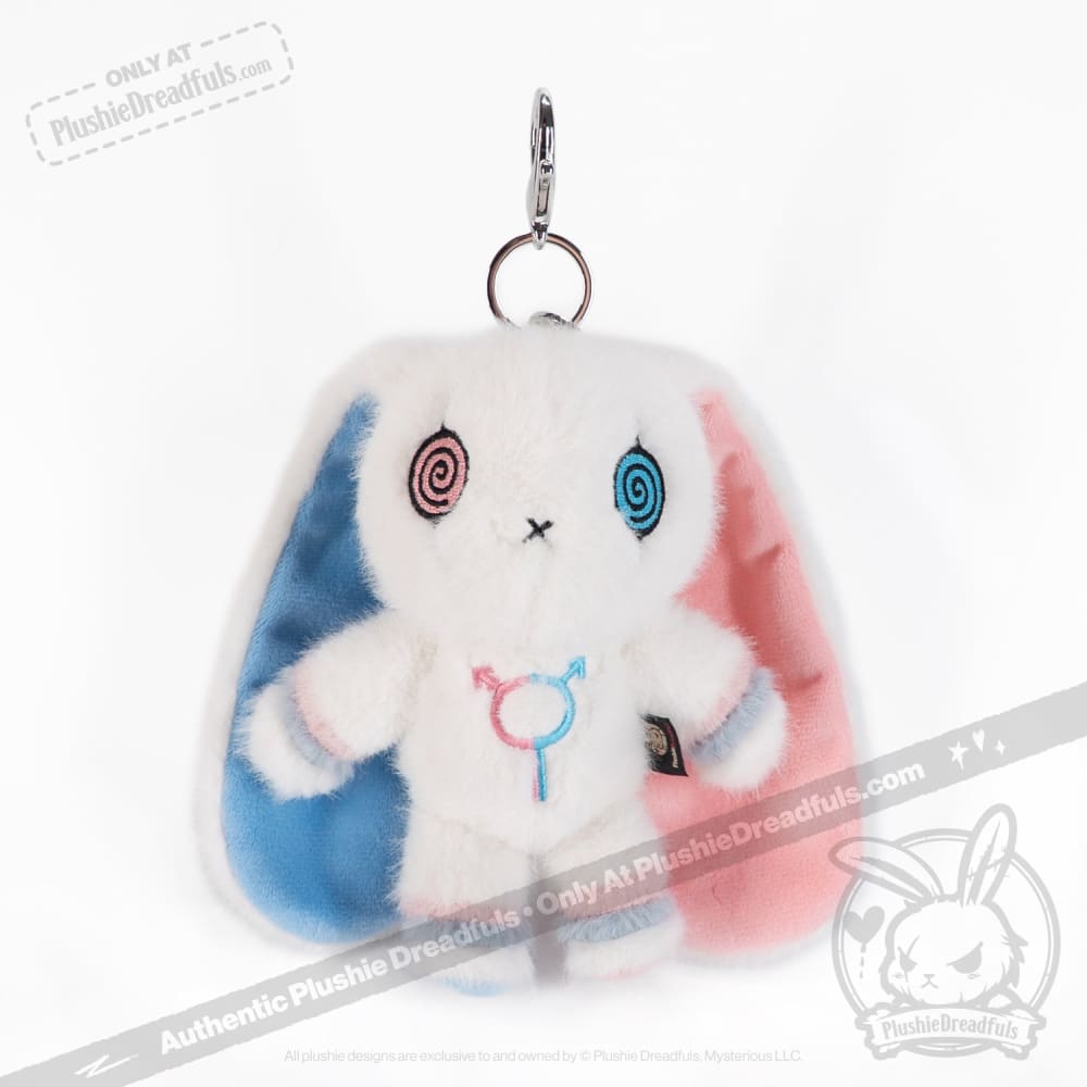 Plushie Dreadfuls - Gender Dysphoria Rabbit Plush Keychain Accessory Keychain
