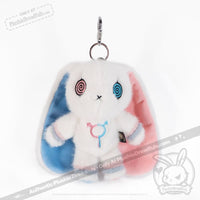 Load image into Gallery viewer, Plushie Dreadfuls - Gender Dysphoria Rabbit Plush Keychain Accessory Keychain

