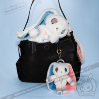 Load image into Gallery viewer, Plushie Dreadfuls - Gender Dysphoria Rabbit Plush Keychain Accessory Keychain
