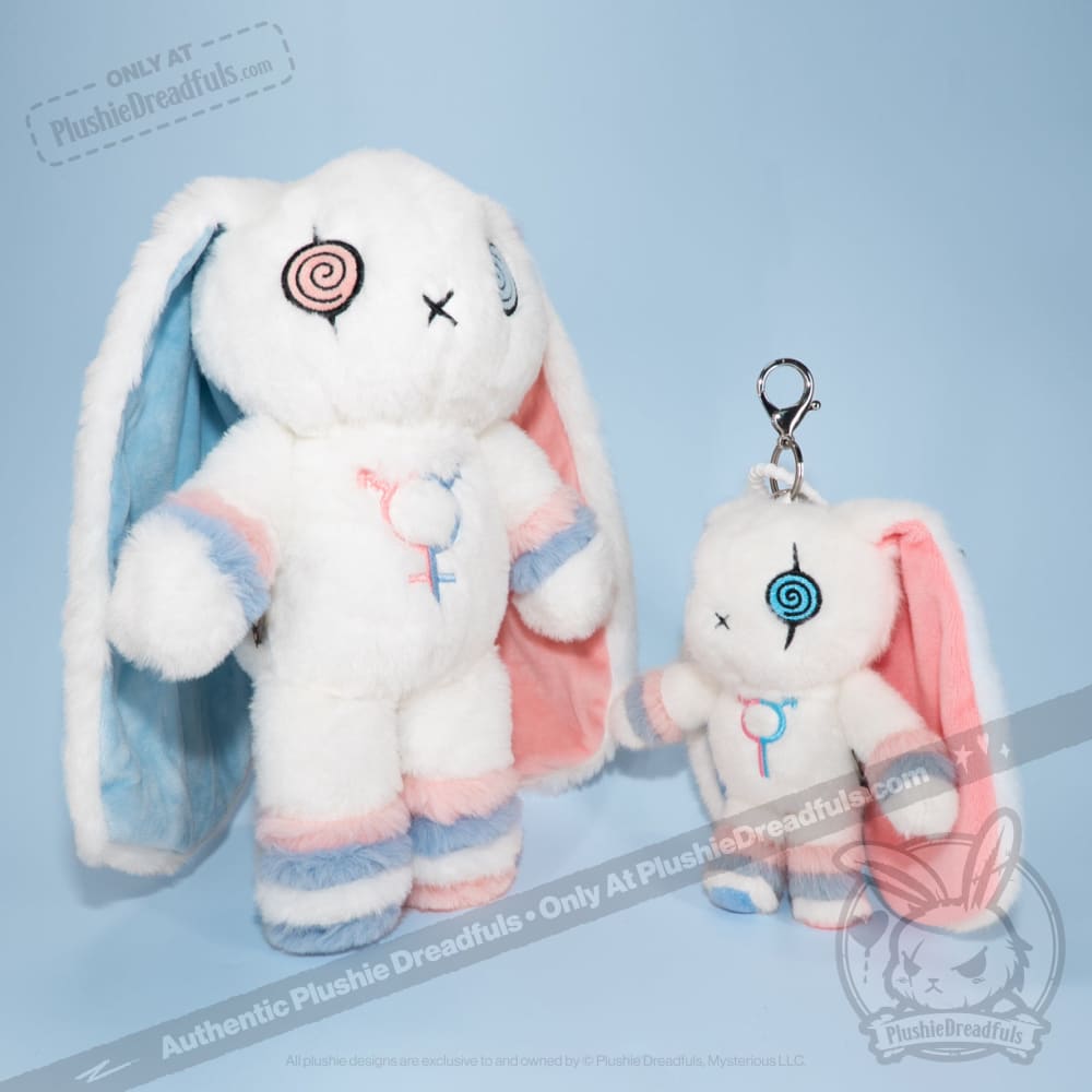 Plushie Dreadfuls - Gender Dysphoria Rabbit Plush Keychain Accessory Keychain