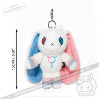 Load image into Gallery viewer, Plushie Dreadfuls - Gender Dysphoria Rabbit Plush Keychain Accessory Keychain
