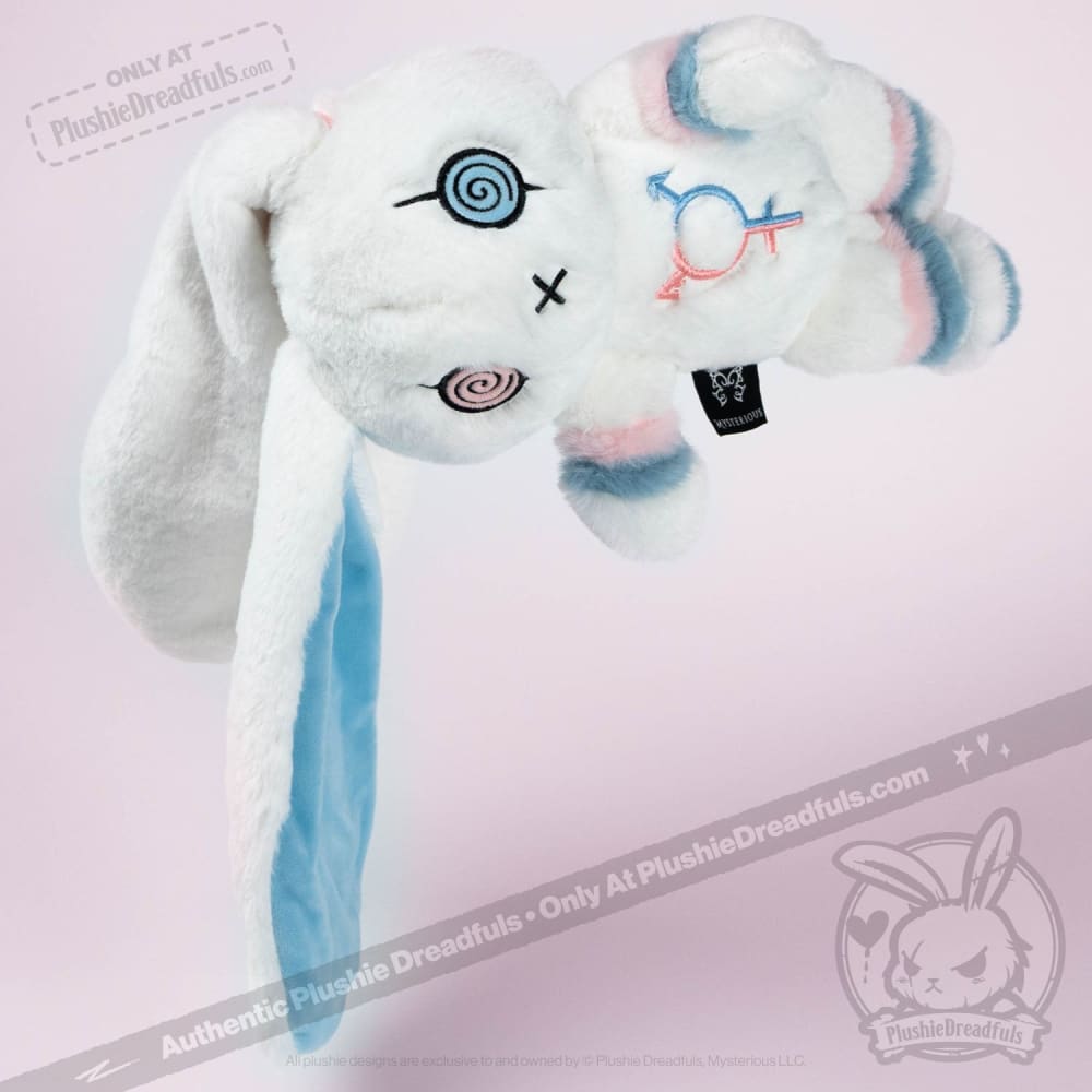 Plushie Dreadfuls - Gender Dysphoria Rabbit - Plush Stuffed Animal - Mysterious