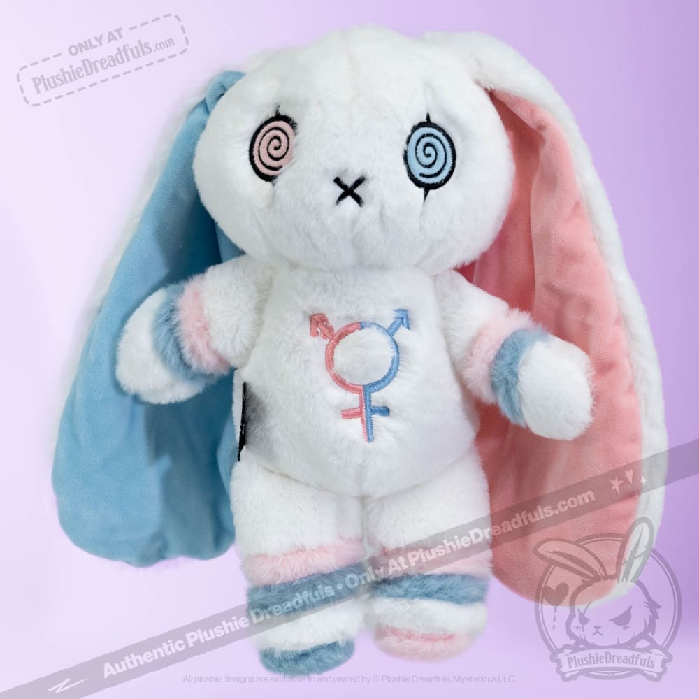 Plushie Dreadfuls - Gender Dysphoria Rabbit - Plush Stuffed Animal - Mysterious