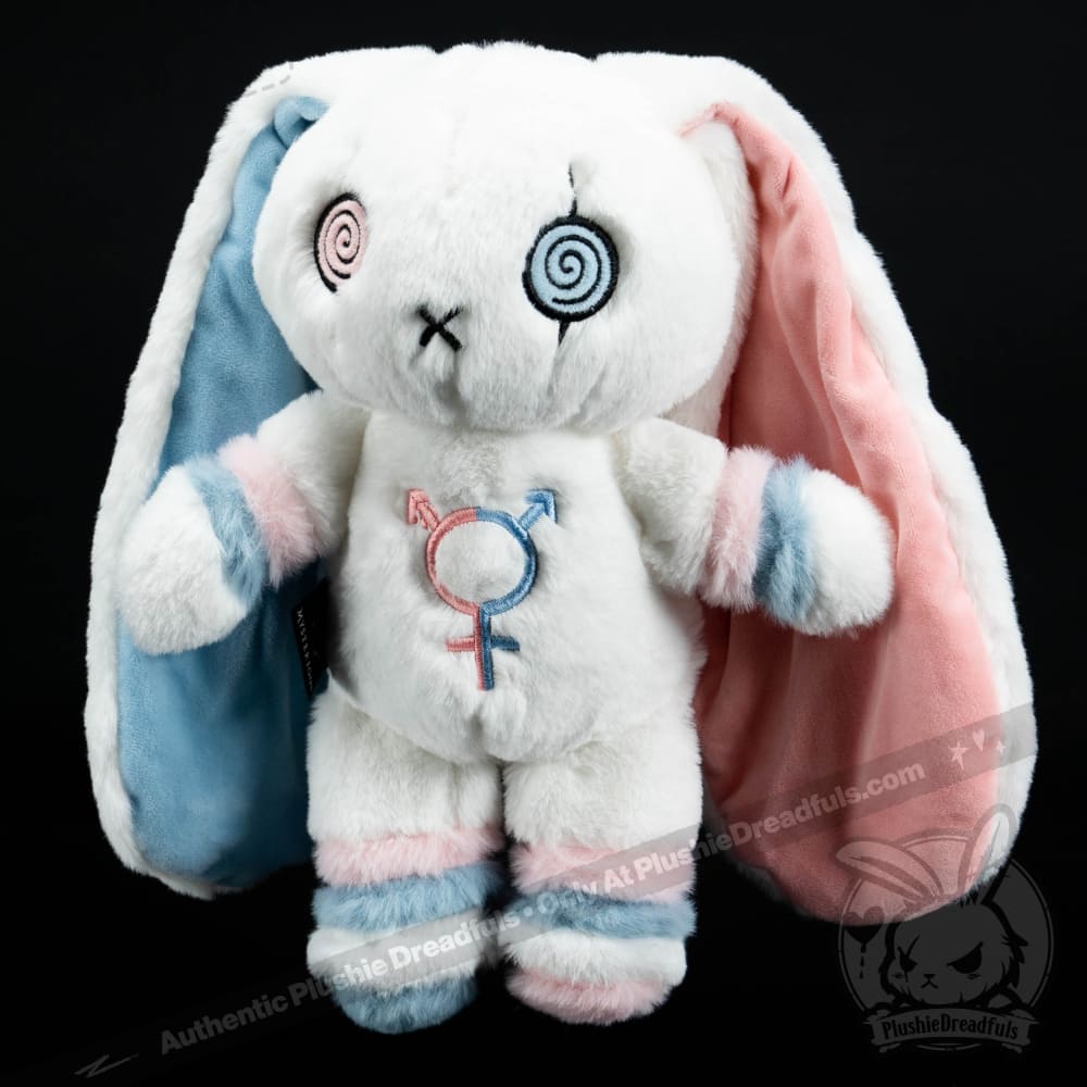 Plushie Dreadfuls - Gender Dysphoria Rabbit - Plush Stuffed Animal - Mysterious
