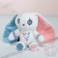 Load image into Gallery viewer, Plushie Dreadfuls - Gender Dysphoria Rabbit - Plush Stuffed Animal - Mysterious
