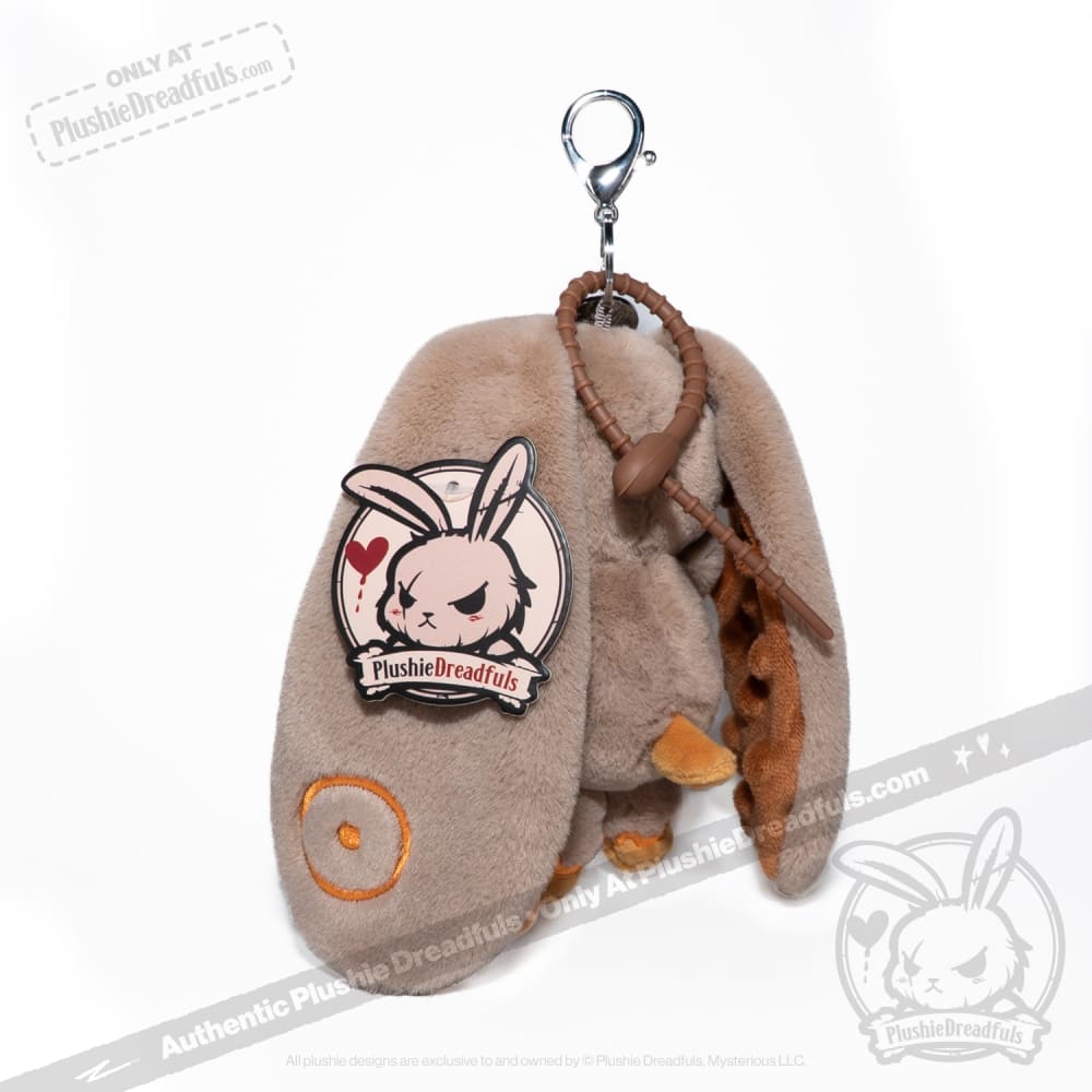 Plushie Dreadfuls - Gold Autism Rabbit Plush Keychain Accessory Keychain