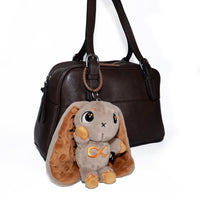 Load image into Gallery viewer, Plushie Dreadfuls - Gold Autism Rabbit Plush Keychain Accessory Keychain
