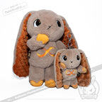 Plushie Dreadfuls - Gold Autism Rabbit Plush Keychain Accessory Keychain