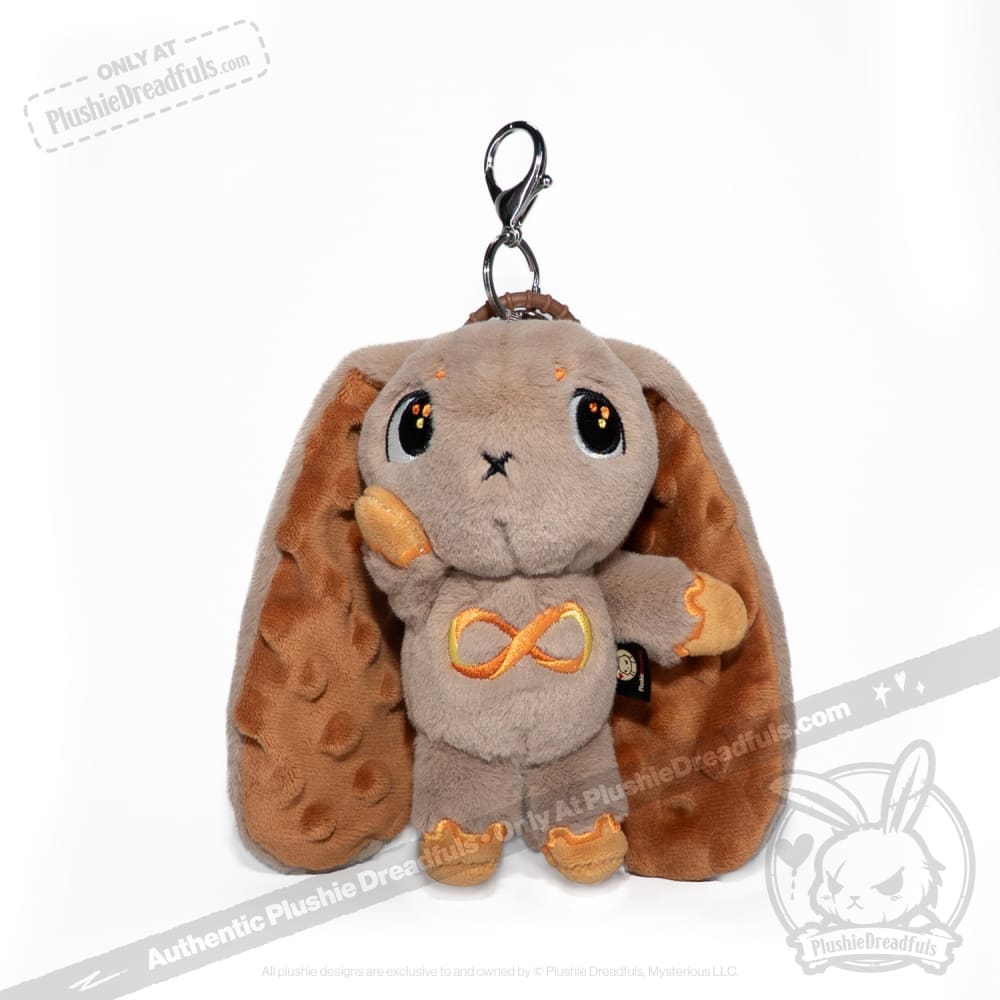 Plushie Dreadfuls - Gold Autism Rabbit Plush Keychain Accessory Keychain