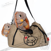 Load image into Gallery viewer, Plushie Dreadfuls - Gold Autism Rabbit Plush Keychain Accessory Keychain
