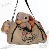 Load image into Gallery viewer, Plushie Dreadfuls - Gold Autism Rabbit Plush Keychain Accessory Keychain
