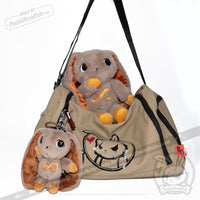 Load image into Gallery viewer, Plushie Dreadfuls - Gold Autism Rabbit Plush Keychain Accessory Keychain
